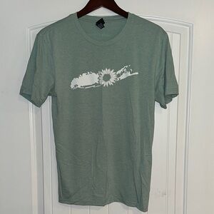 Long Island Graphic T-Shirt with Sunflower